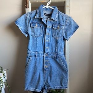 Denim Romper/Jumpsuit/One piece Princess Polly